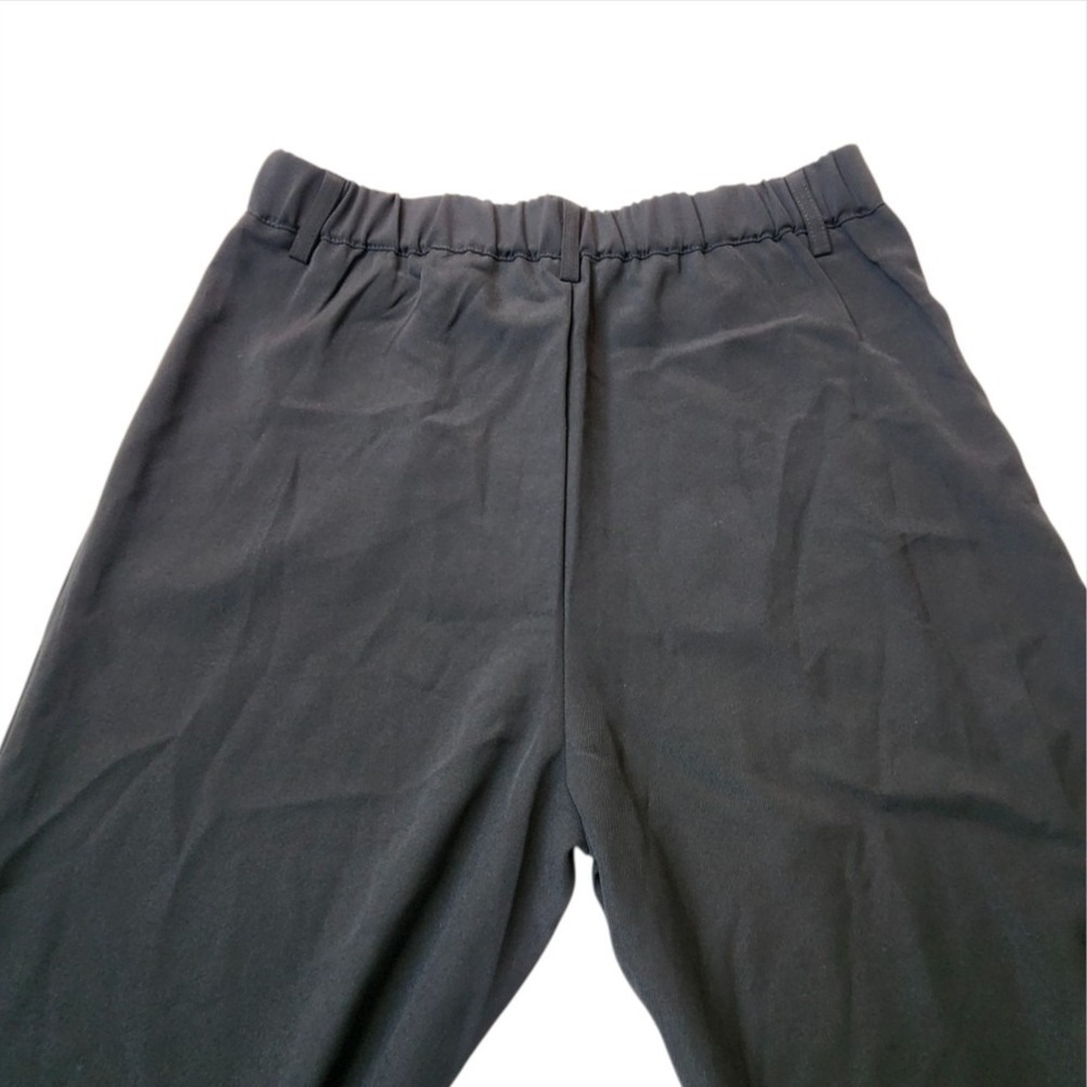 Shein Petite Large Wide Leg Dress Trouser Pull on Black - Picture 6 of 8